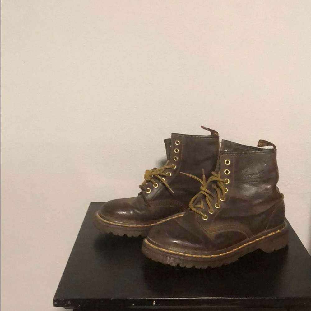 Dr Martens brown boots